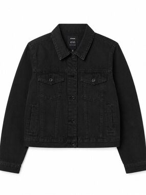 Cotton On Black Trucker Denim Jacket